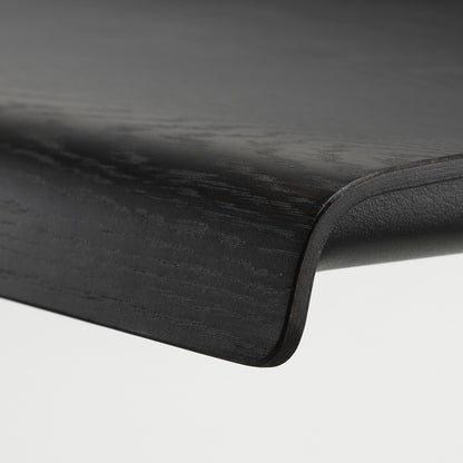 Courier Desk by Vitra - Dark Oak Veneer / Deep Black Aluminium Base