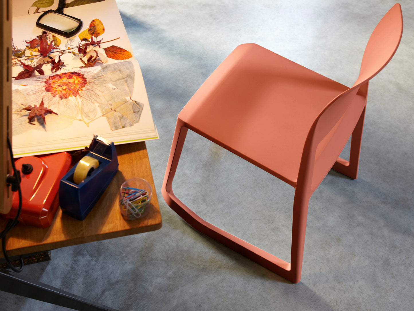 Tip Ton Chair RE by Vitra - Coral