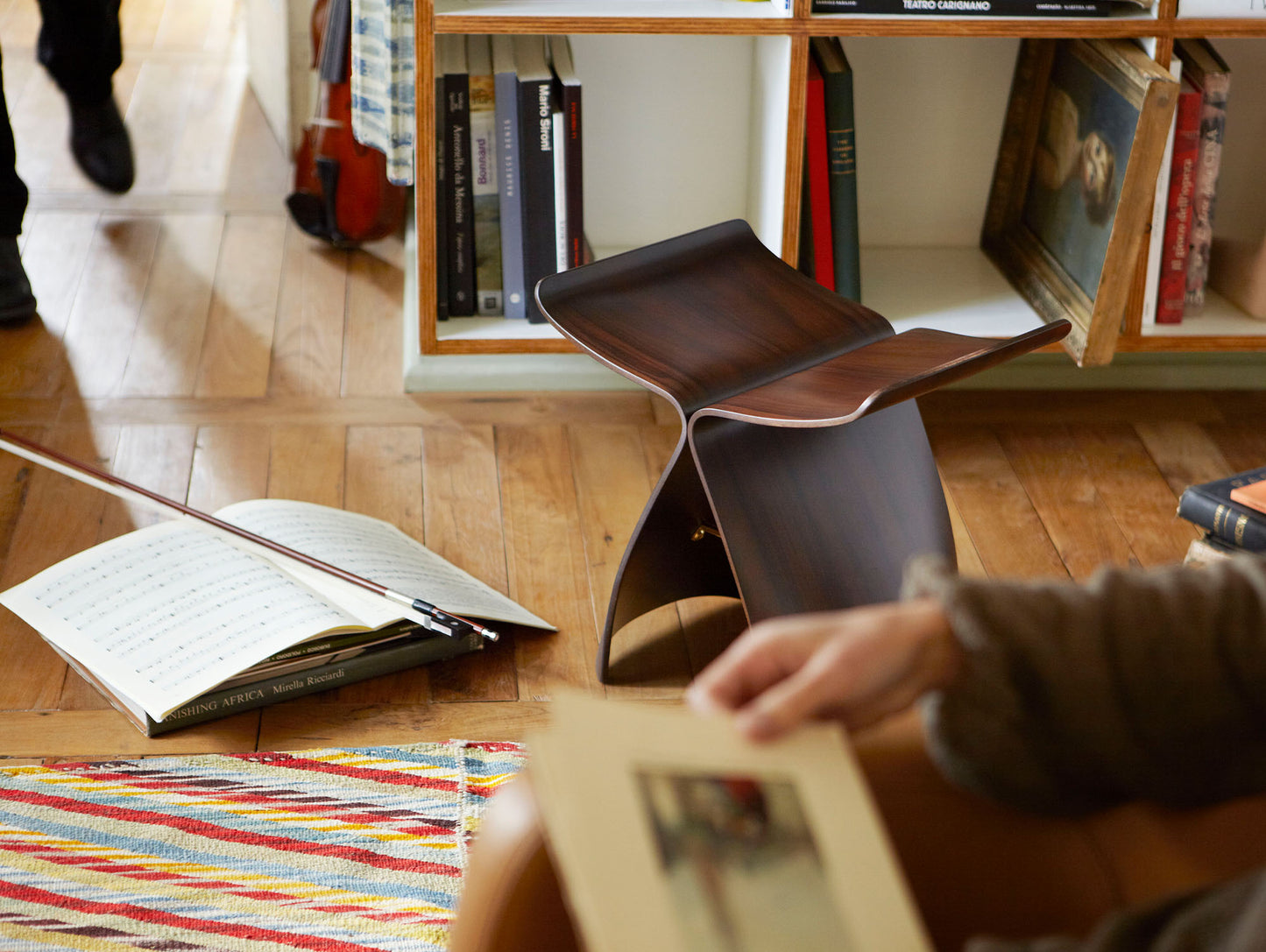 Butterfly Stool by Vitra - Palisander