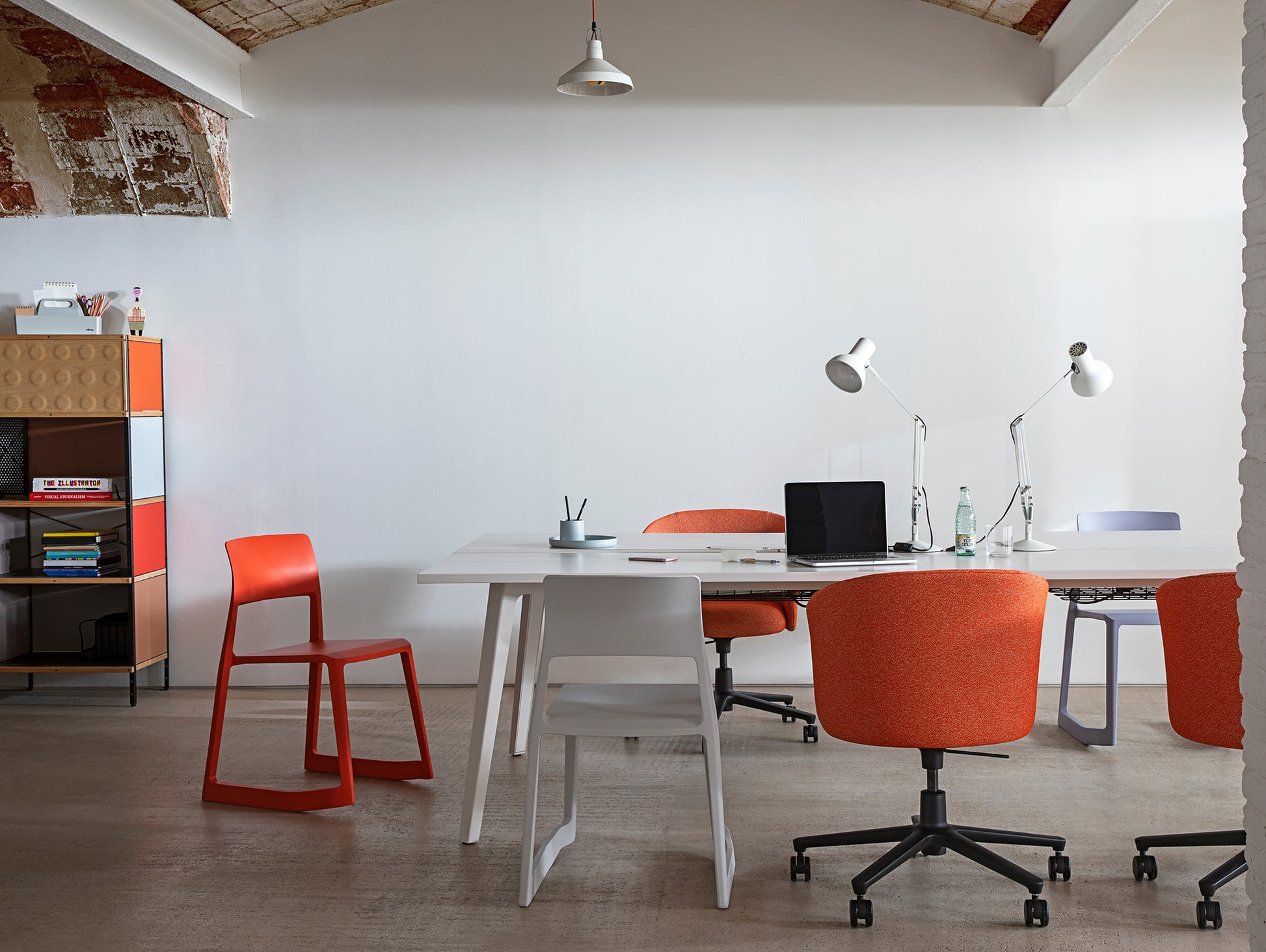 Tip Ton Chair RE by Vitra - Coral