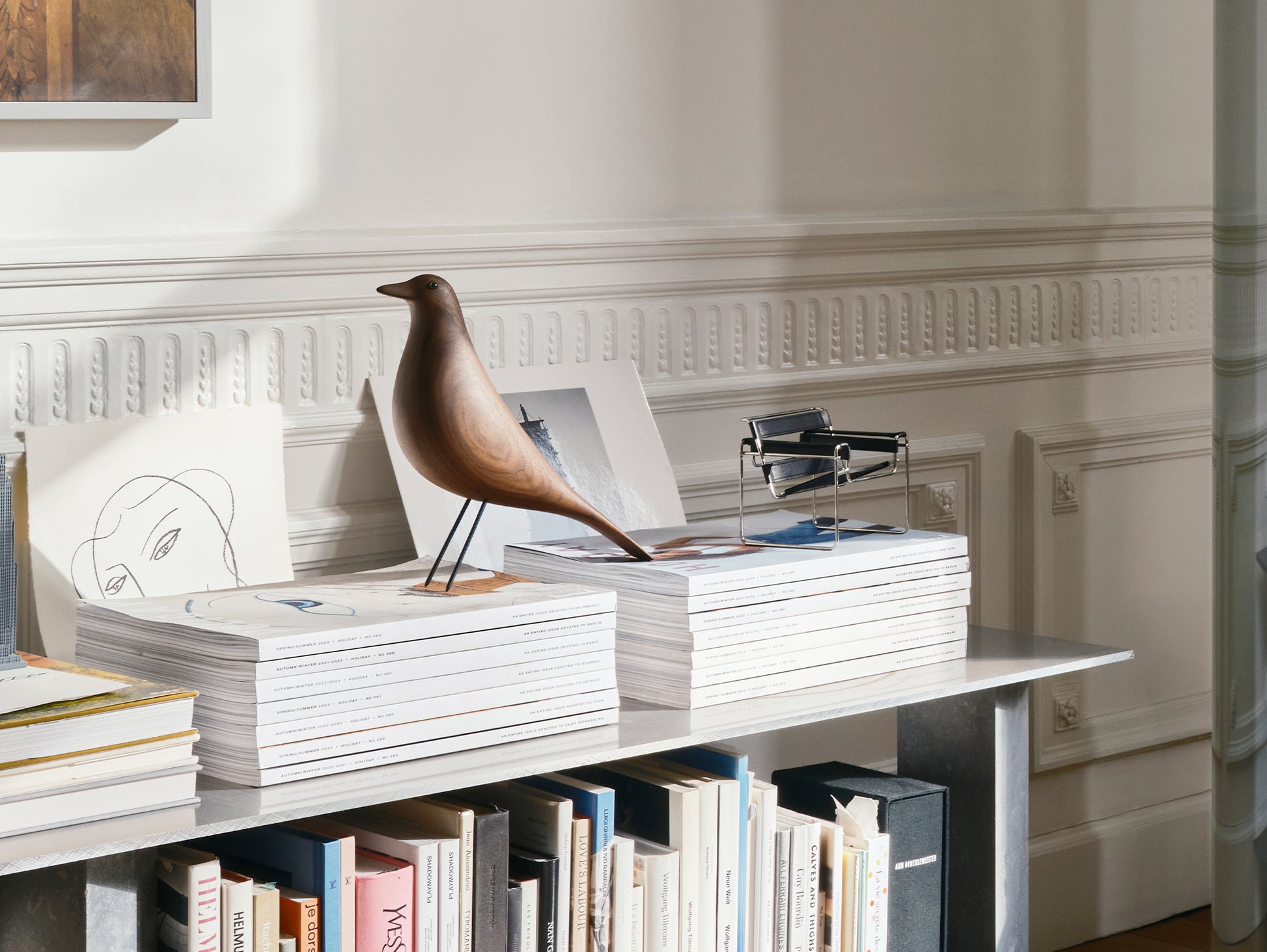 Eames House Bird (Walnut) by Vitra