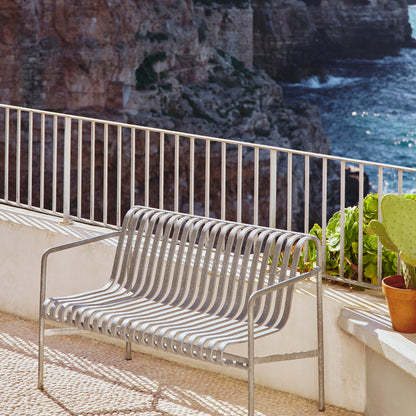 HAY Palissade Dining Bench - Hot Galvanised