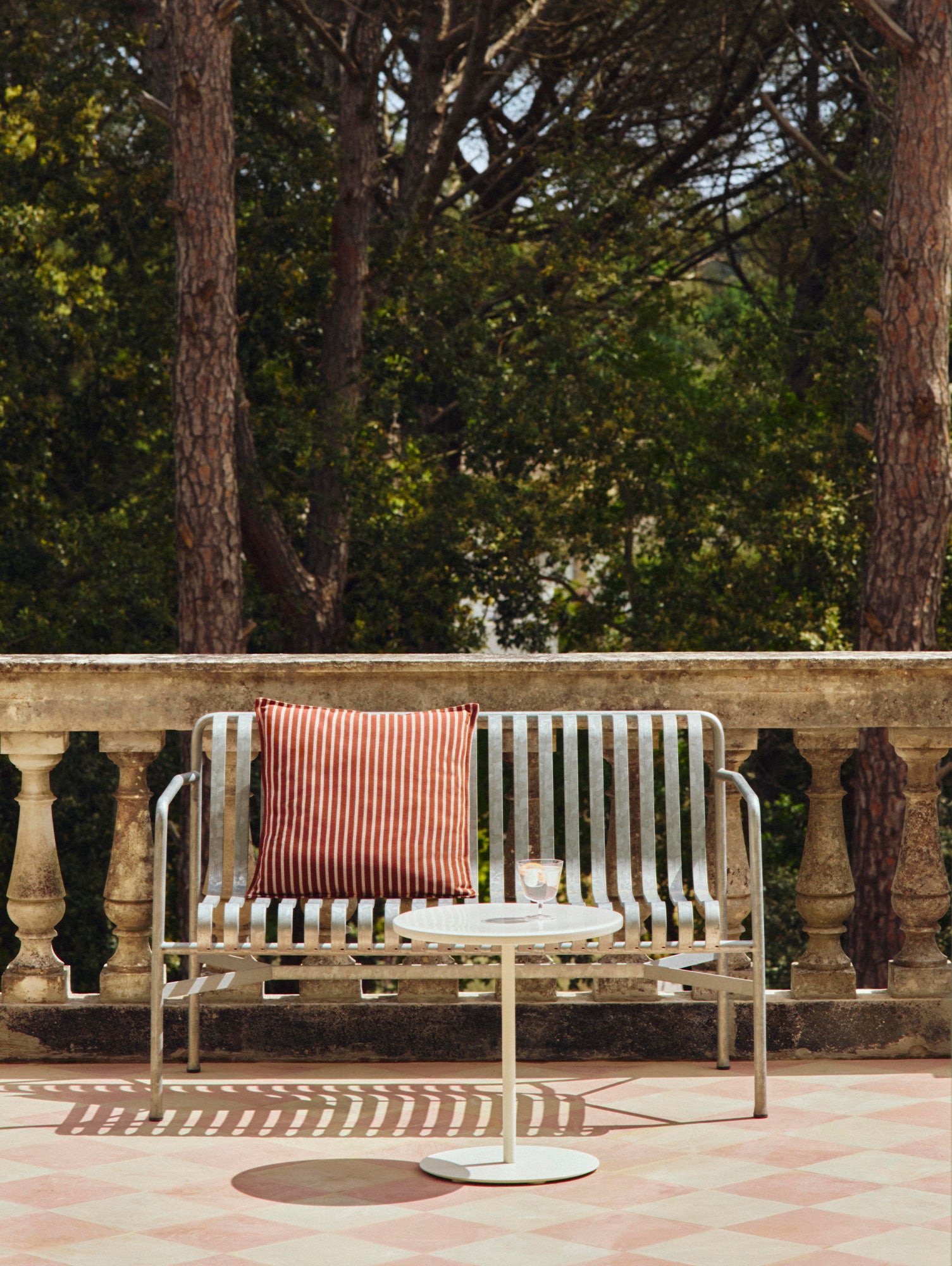 HAY Palissade Dining Bench - Hot Galvanised