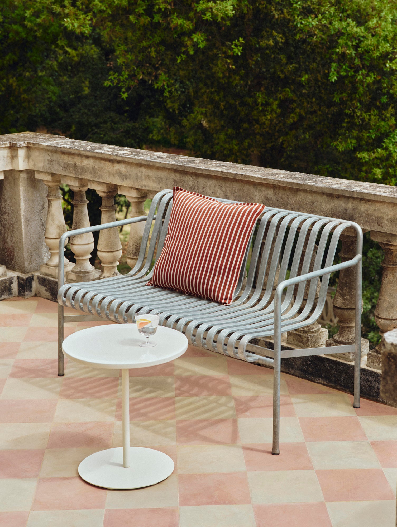 HAY Palissade Dining Bench - Hot Galvanised