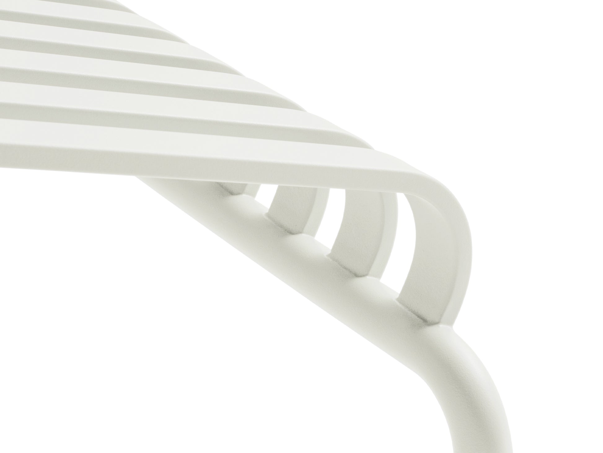 HAY Palissade Chaise Longue - Cream White