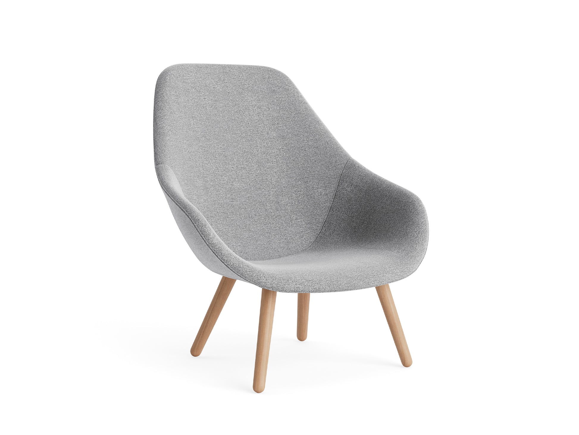 About A Lounge Chair - AAL 92 by HAY - Lacquered Oak / Hallingdal 65 130