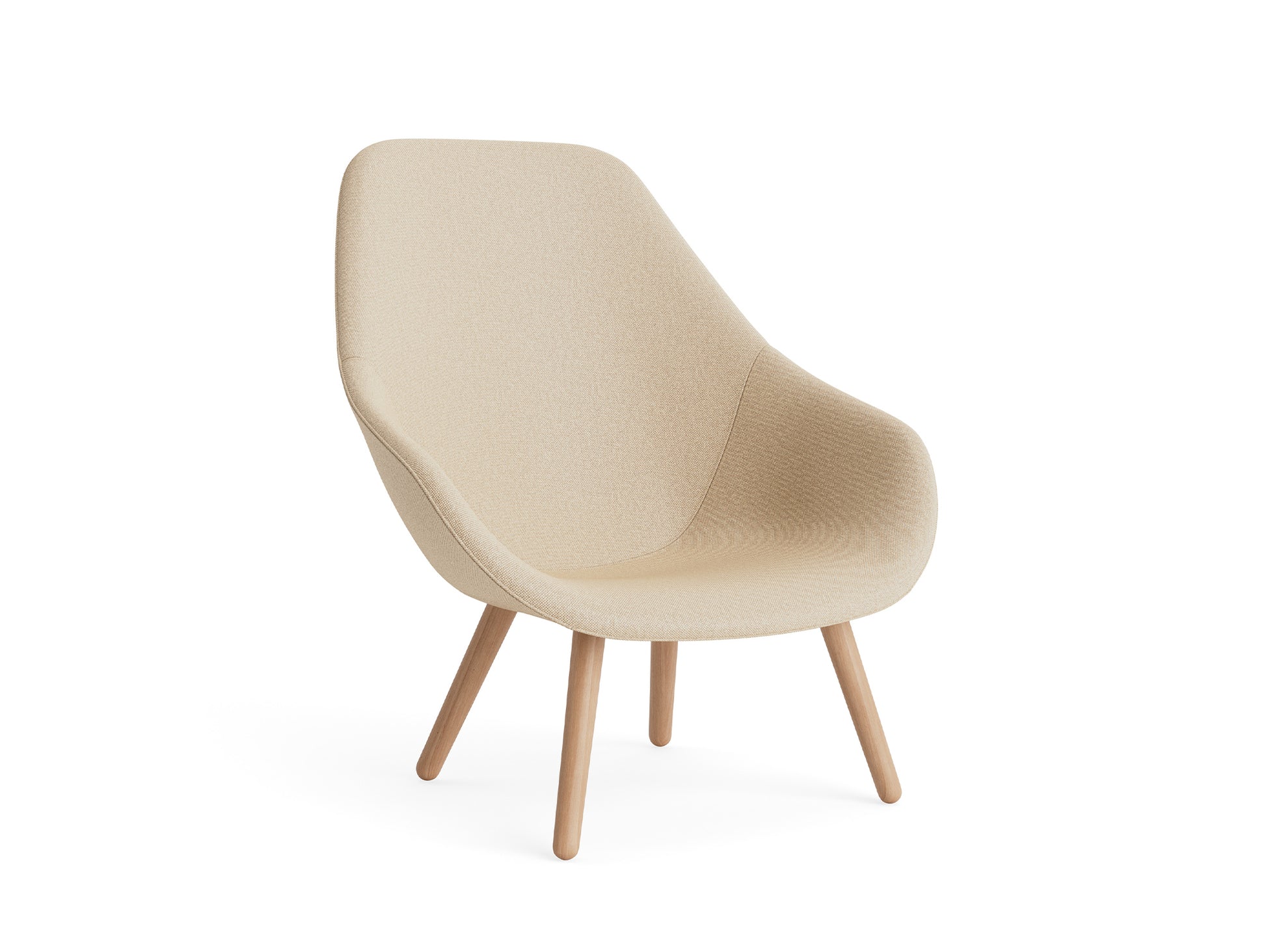 About A Lounge Chair - AAL 92 by HAY - Lacquered Oak / Hallingdal 65 220