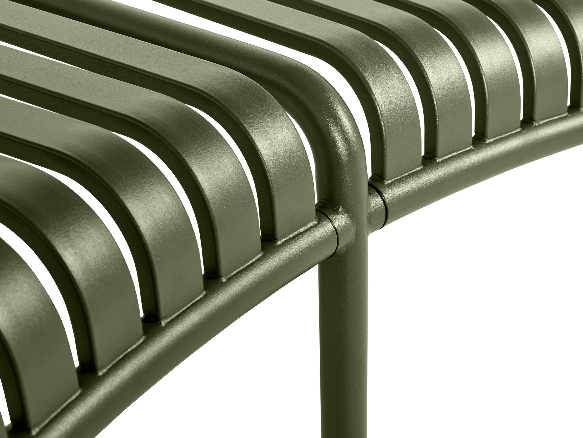 Palissade Park Bench by HAY - Olive