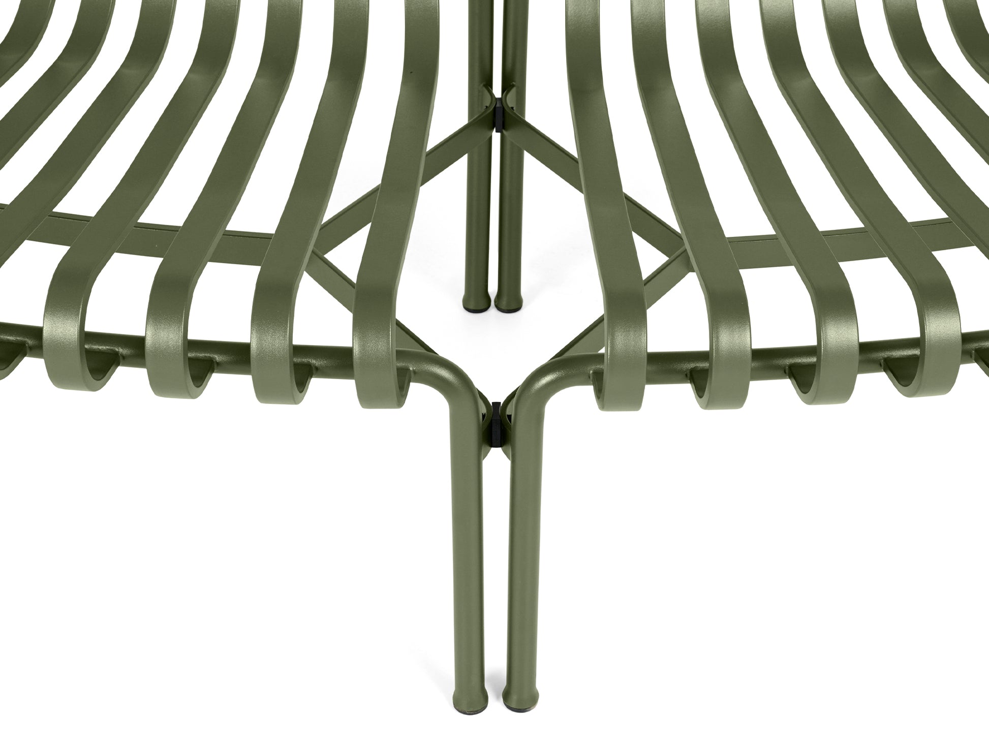 Palissade Park Dining Bench - Out-Out Starter Set by HAY - Olive
