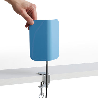 Apex Clip Lamp by HAY - Pastel Blue