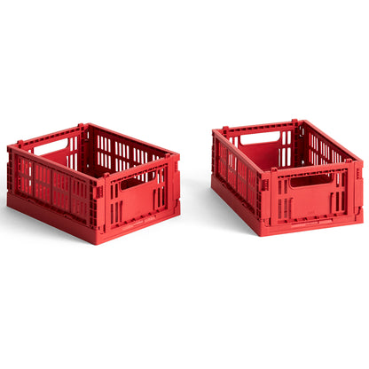 Colour Crate Mini - Set of 2 by HAY - Red