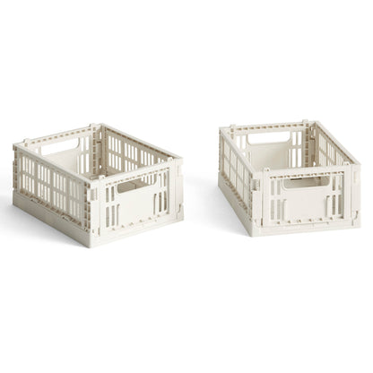 Colour Crate Mini - Set of 2 by HAY - Off White