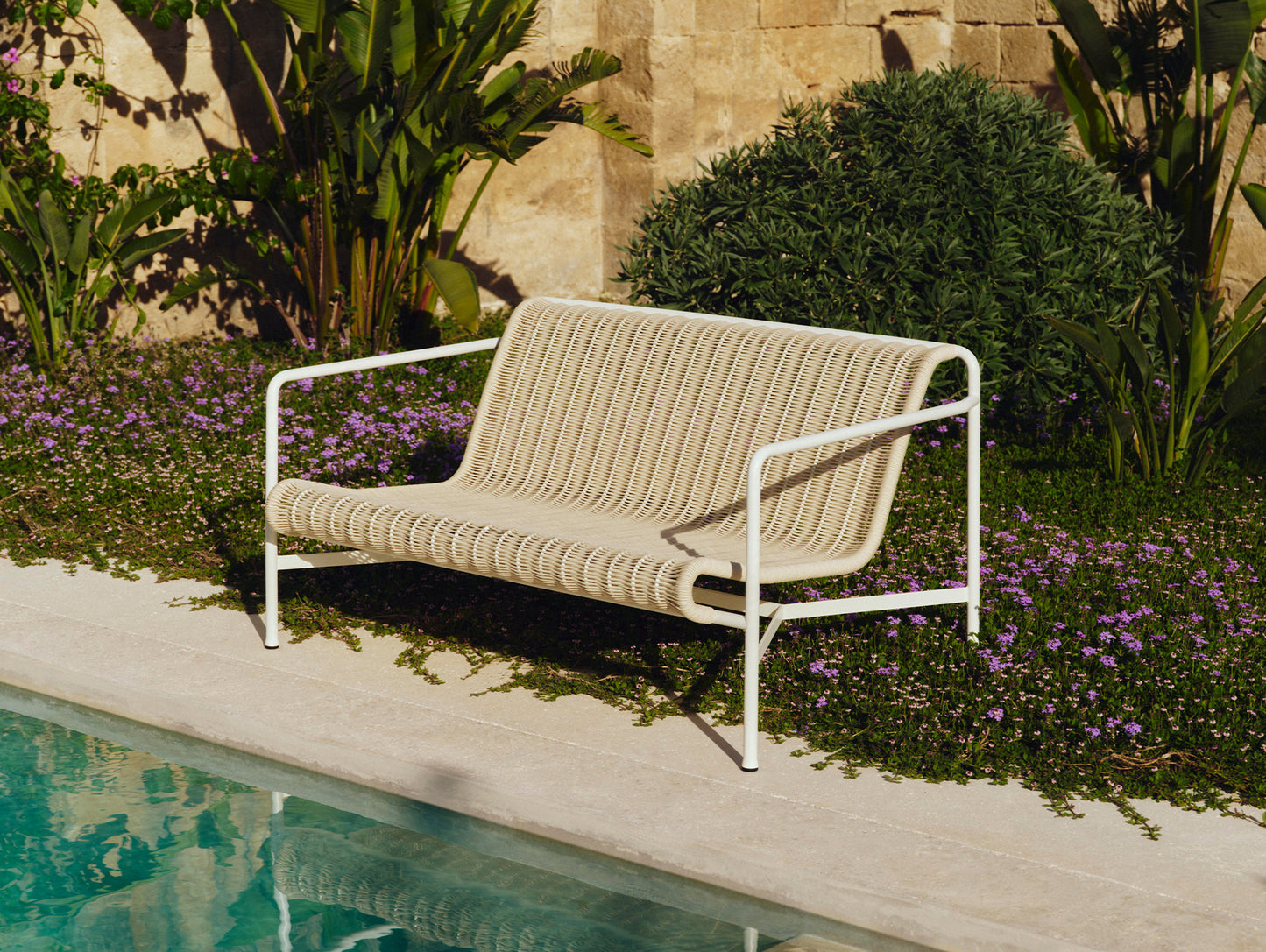 Palissade Cord Lounge Sofa by HAY - Cream White Cord