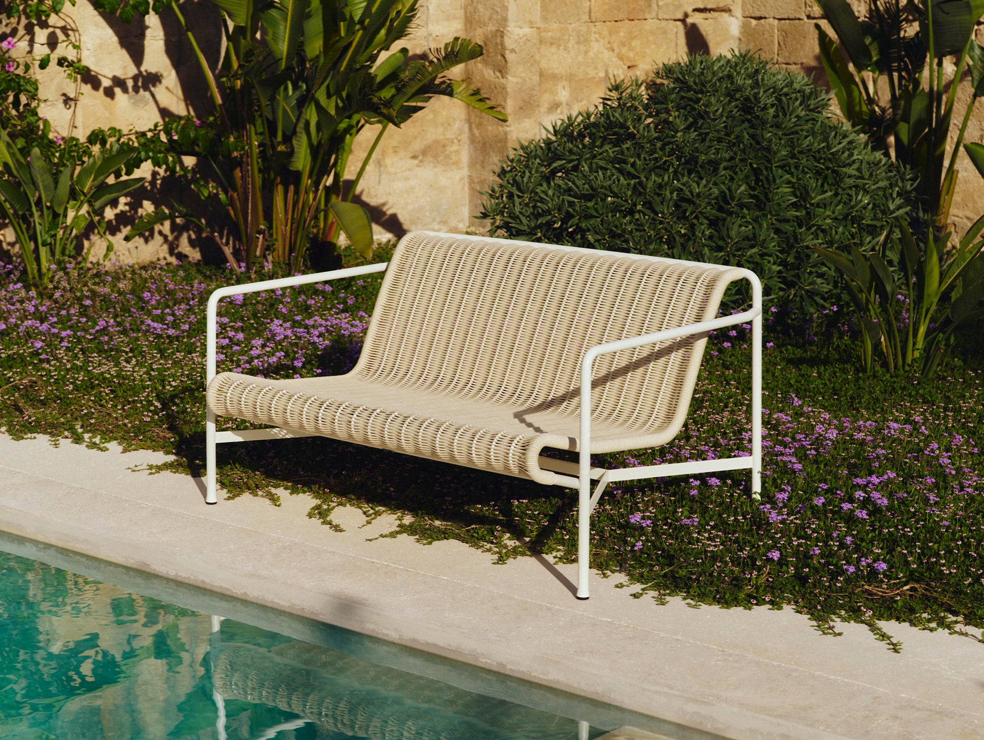 Palissade Cord Lounge Sofa by HAY - Cream White Cord