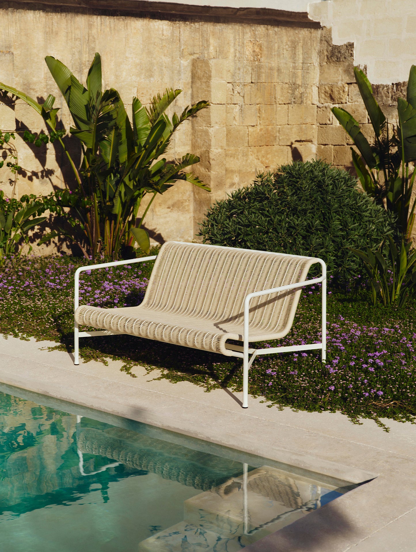 Palissade Cord Lounge Sofa by HAY - Cream White Cord