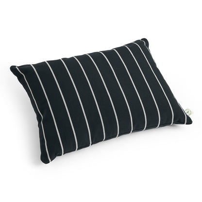 Outdoor Market Cushion by HAY - Black with Beige Stripe