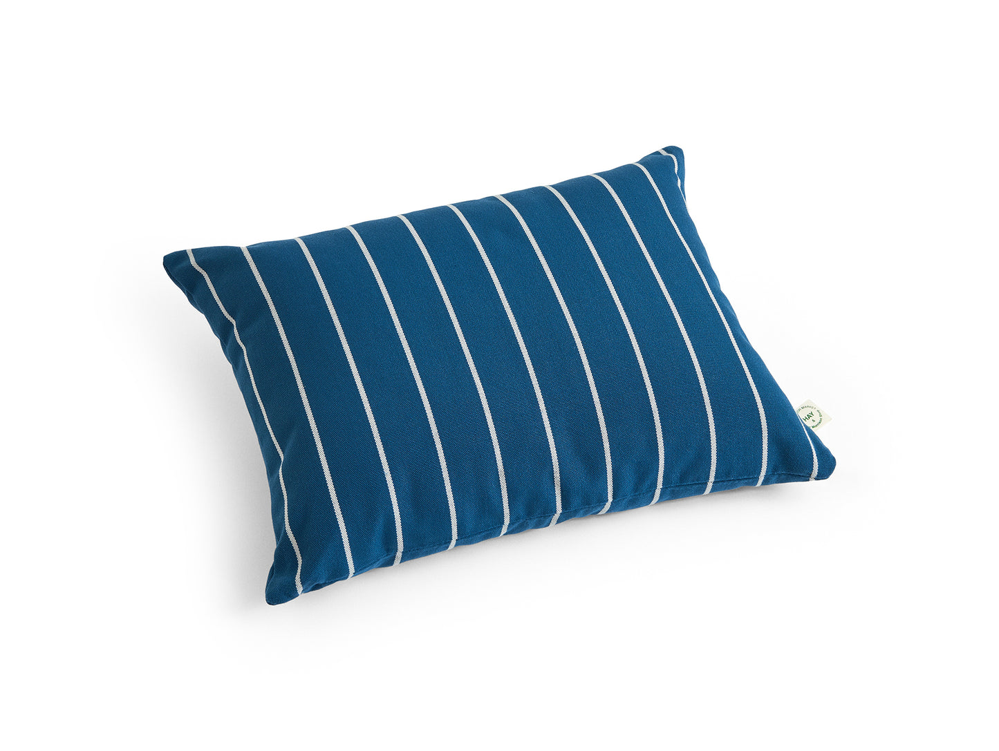 Outdoor Market Cushion by HAY - Blue with Beige Stripe