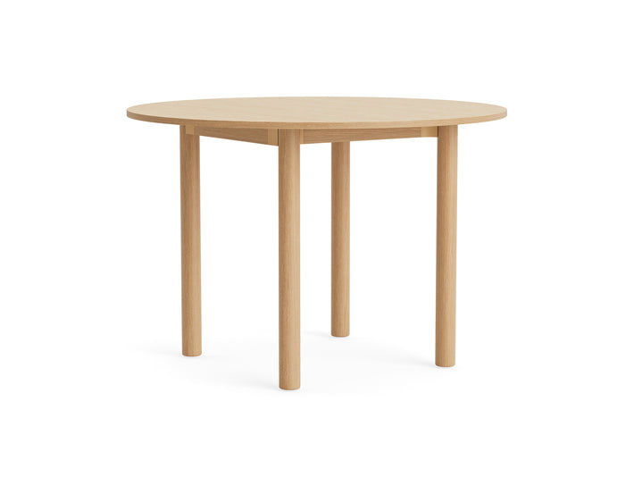 Annex Table Round by HAY - Diameter: 110 cm / Oak Veneer Tabletop / Solid Oak Legs