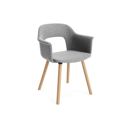 Layout Armchair 224 by HAY - Lacquered Oak Base / Hallingdal 65 130
