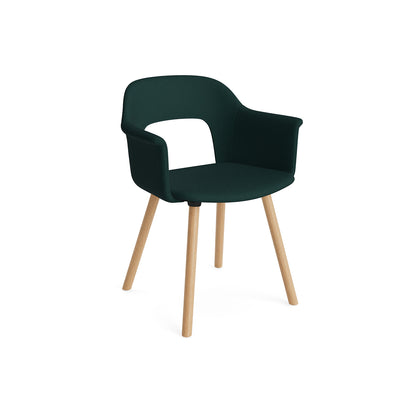 Layout Armchair 224 by HAY - Lacquered Oak Base / Autumn 0971