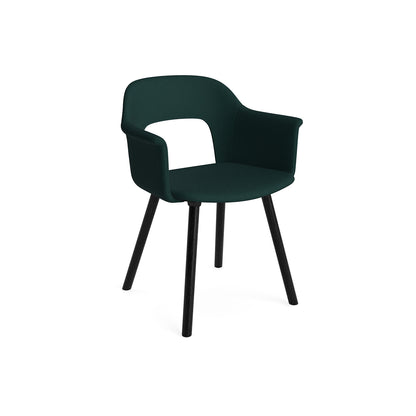 Layout Armchair 224 by HAY - Black Lacquered Oak Base / Autumn 0971