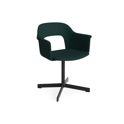 Layout Armchair 234 - Swivel Base by HAY - Black Aluminium Base / Autumn 0971