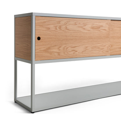 New Order Shelving Combination 207 by HAY - Light Grey