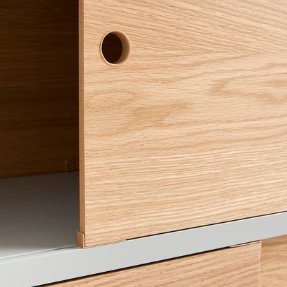 New Order Shelving - Combination 304 in Light Grey by HAY