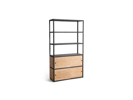 New Order Shelving - Combination 503 by HAY - Charcoal