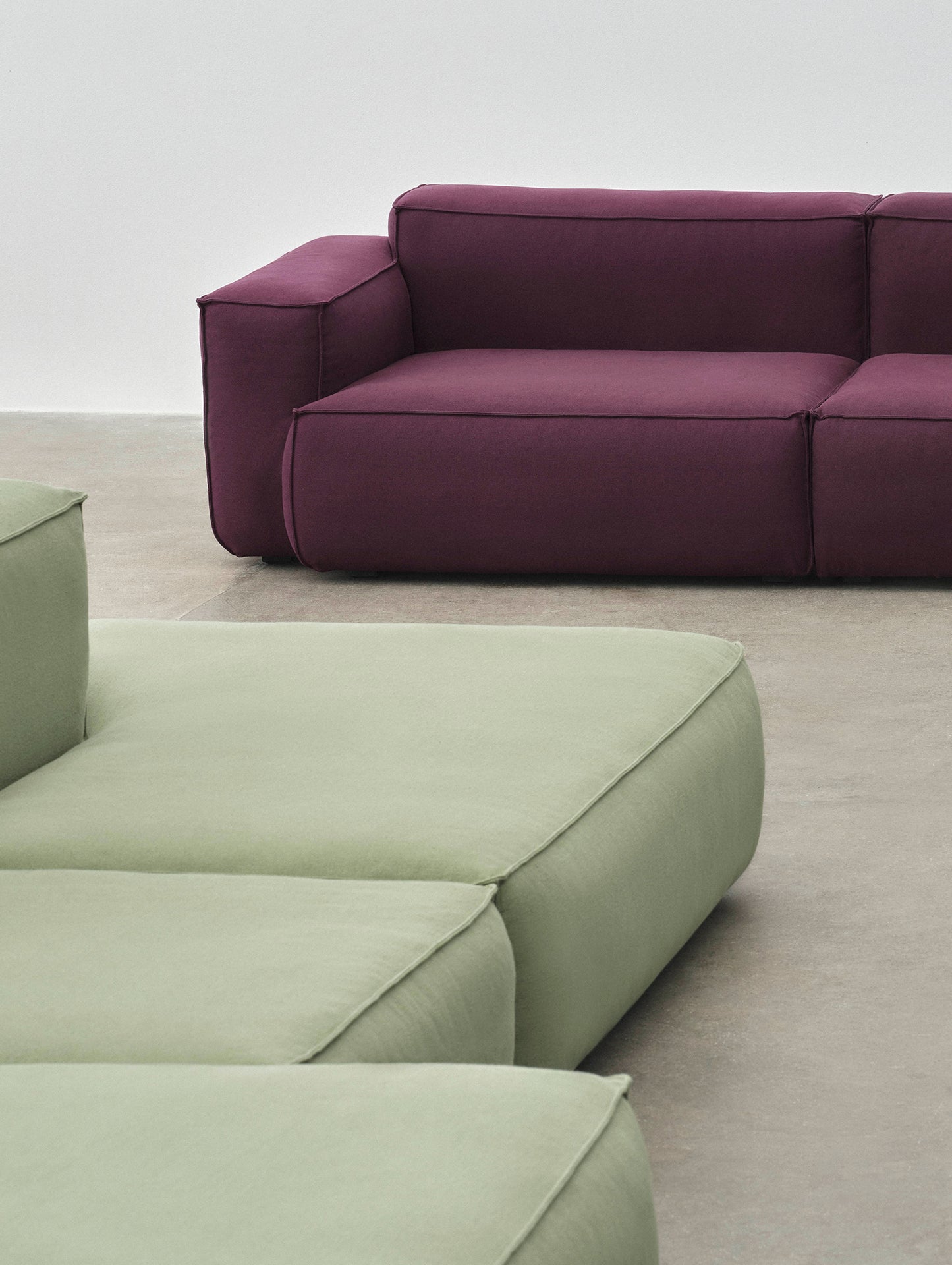 Mags Soft Sofa (Low Armrest) with Removable Cover by HAY  