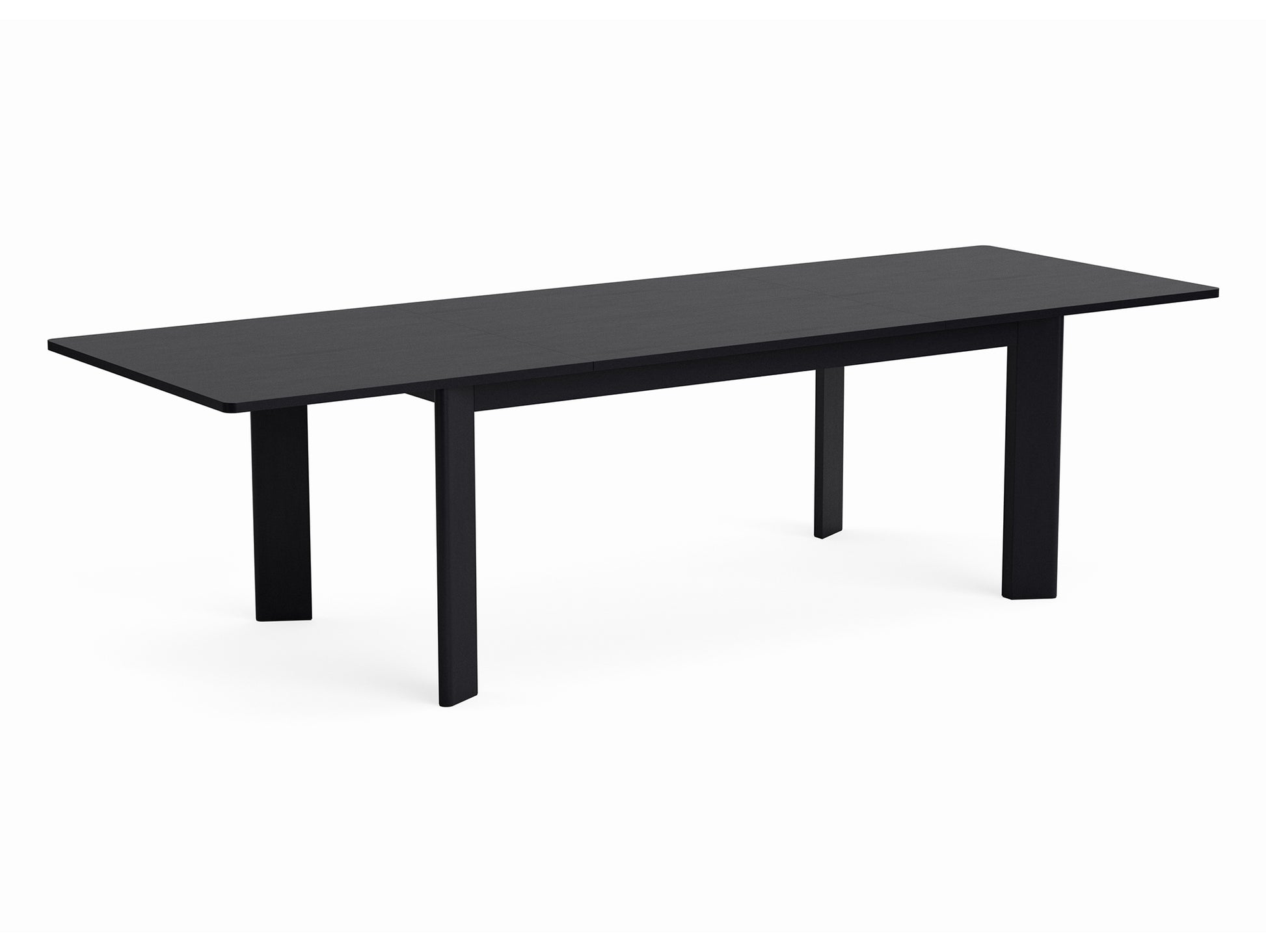 Chisel 630 Table  Rectangular by HAY - Black Lacquered Oak Veneer