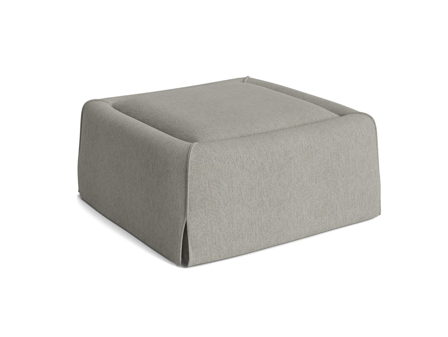 Mimi Ottoman by HAY - Turf Light Grey