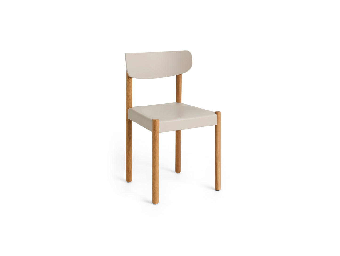 Pack Chair 10 by HAY - Chalk Grey / Oiled Oak