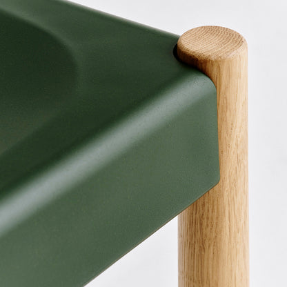Pack Chair 10 by HAY - Palm Green / Oiled Oak