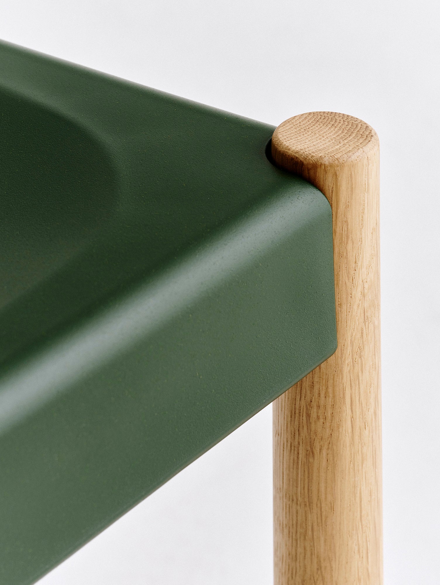 Pack Chair 10 by HAY - Palm Green / Oiled Oak