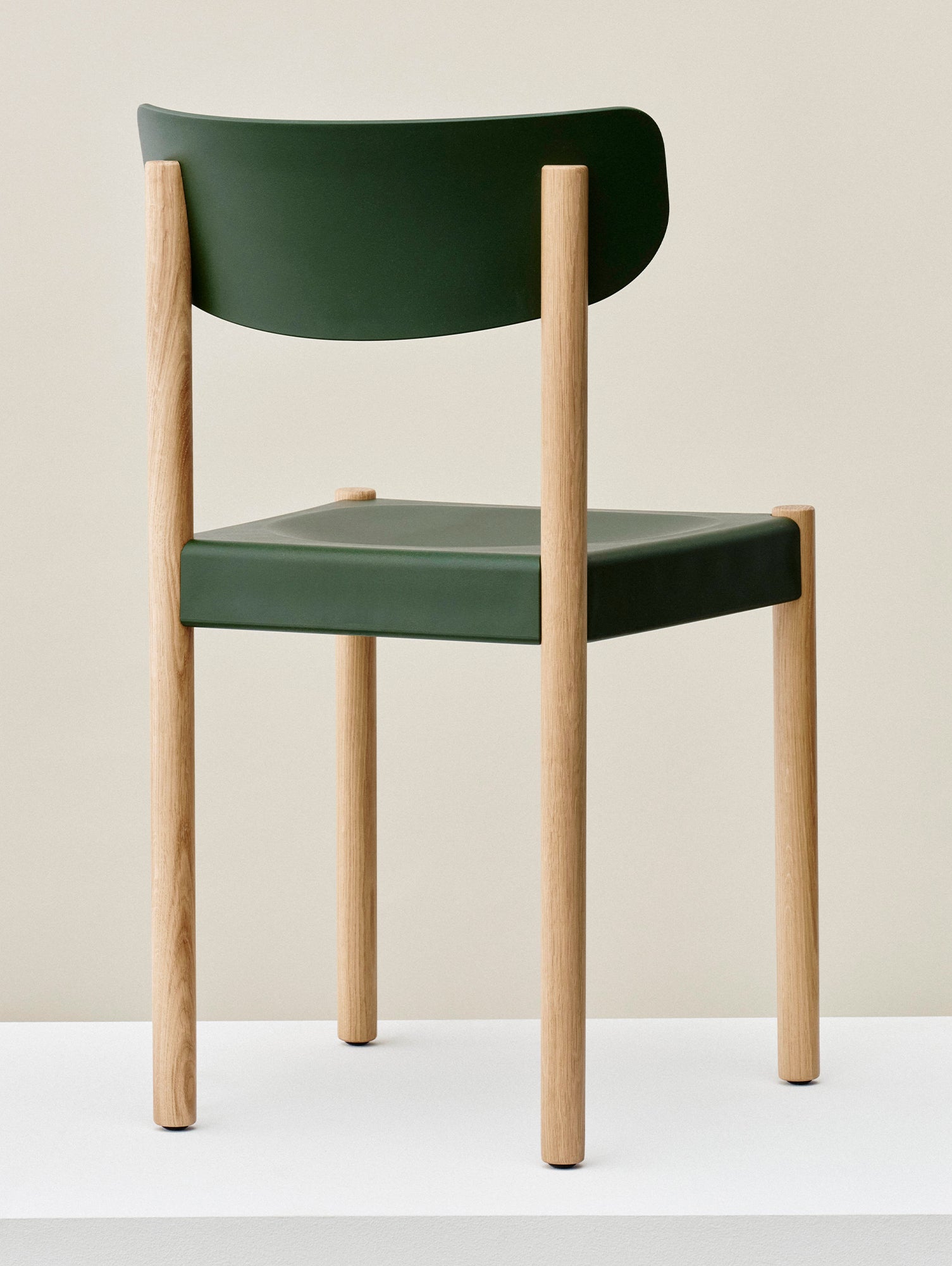 Pack Chair 10 by HAY - Palm Green / Oiled Oak