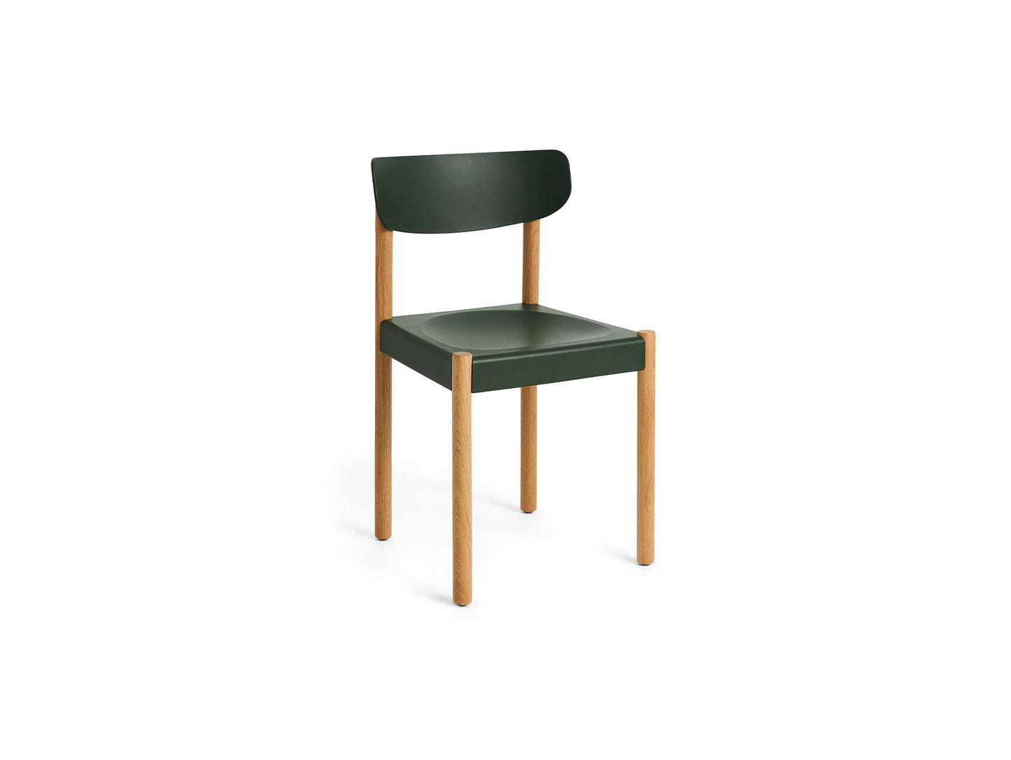Pack Chair 10 by HAY - Palm Green / Oiled Oak
