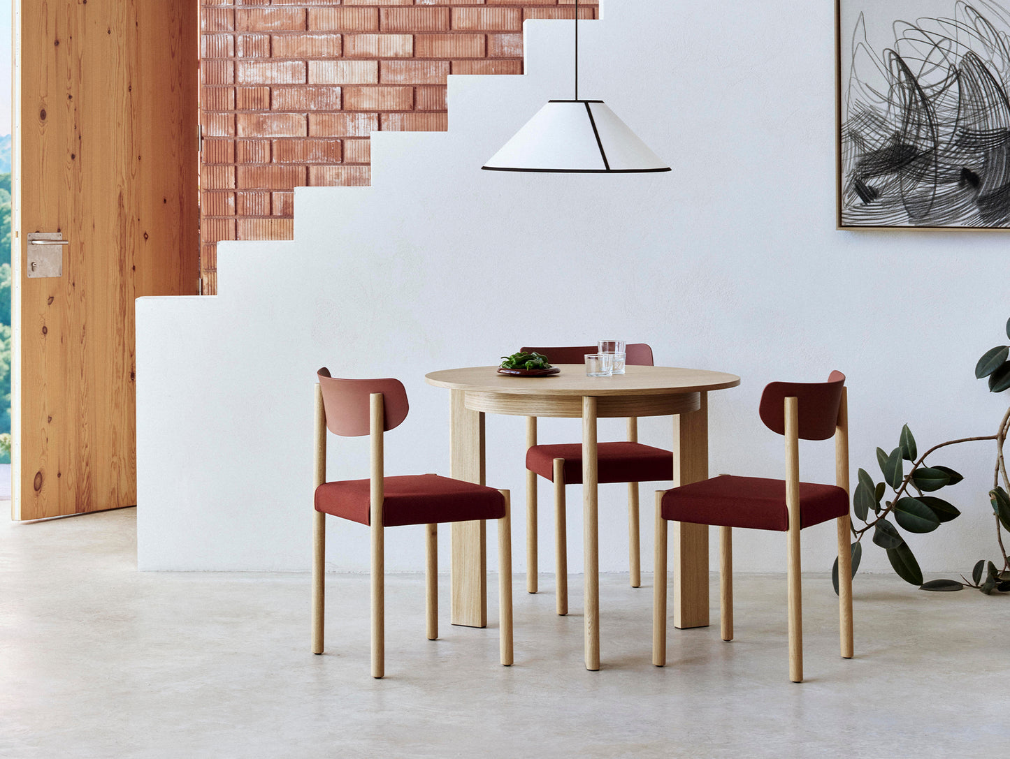 Pack Chair 11 by HAY - Hull Red / Steelcut 655