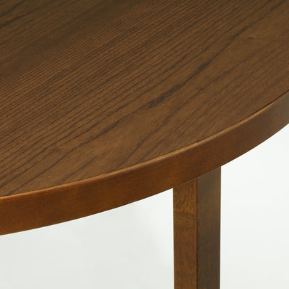 Aalto Table 91 Round by Artek - Walnut Stained Oak Veneer Top / Walnut Stained Birch Legs