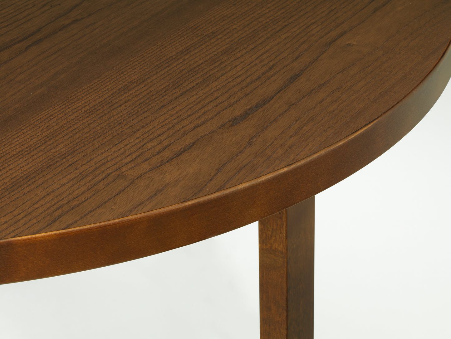 Aalto Table 91 Round by Artek - Walnut Stained Oak Veneer Top / Walnut Stained Birch Legs