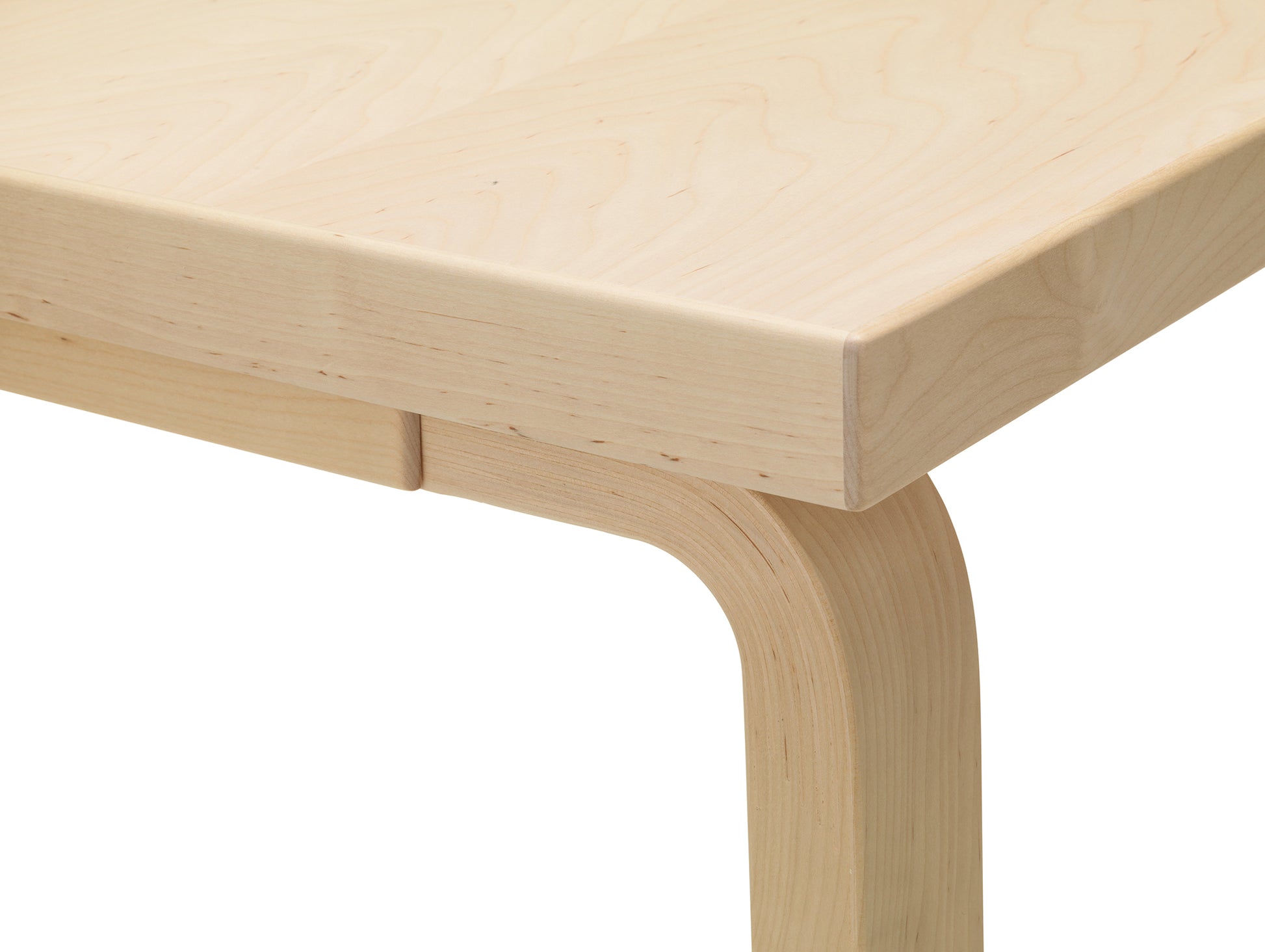 Aalto Table Rectangular by Artek - 83 / Wild Birch Veneer Top / Wild Birch Natural Legs