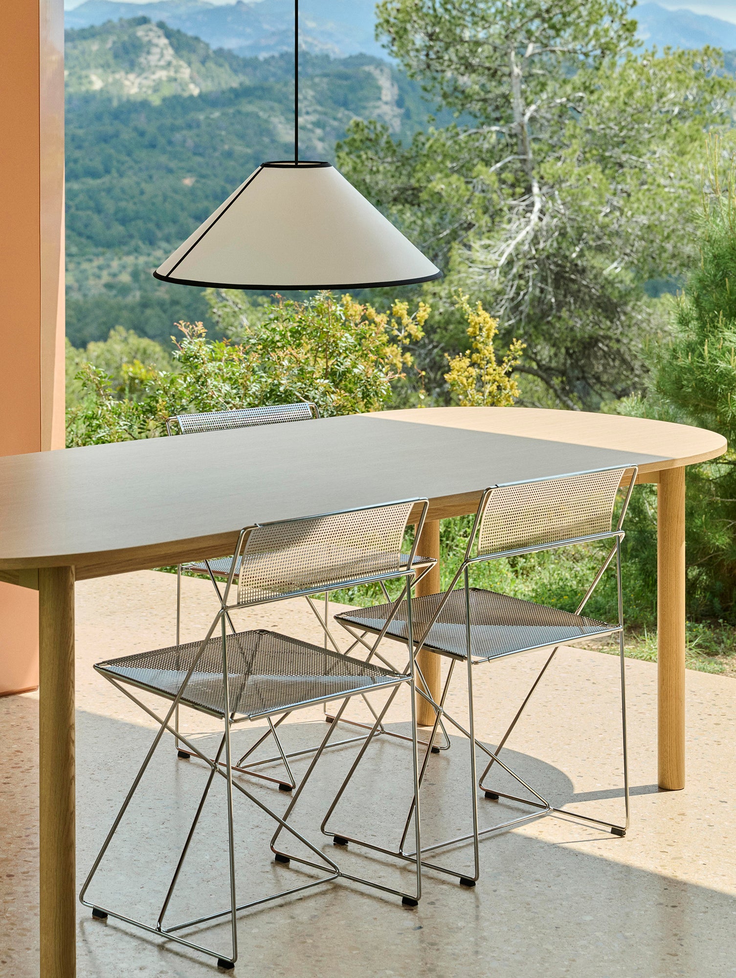 Annex Table Oblong by HAY - Oak Veneer Tabletop / Solid Oak Legs