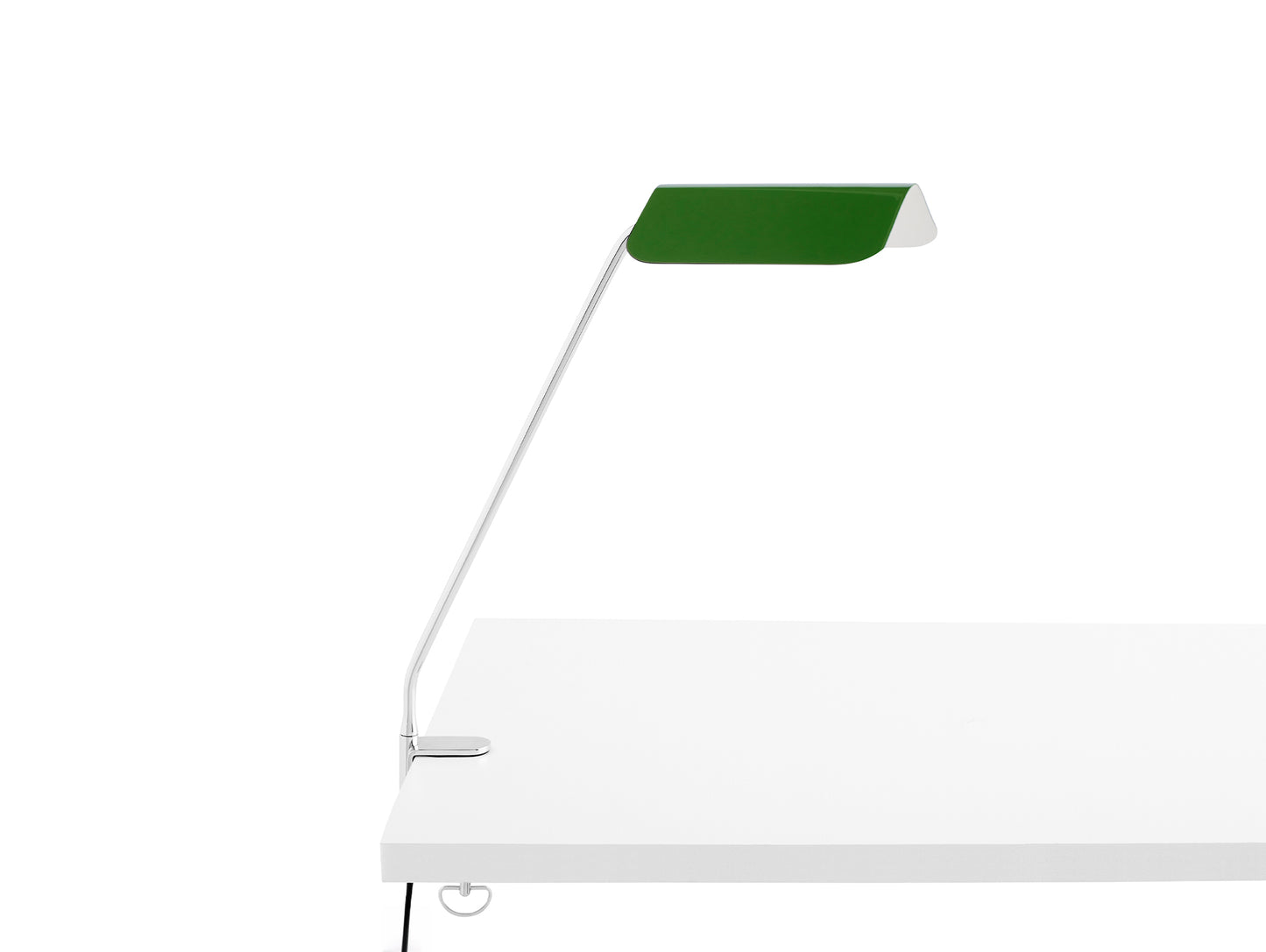 Apex Desk Clip Lamp by HAY - Emerald Green