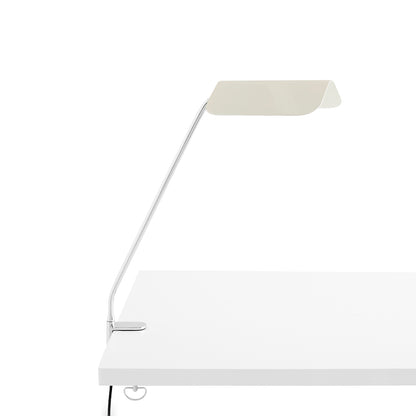 Apex Desk Clip Lamp by HAY - Oyster White