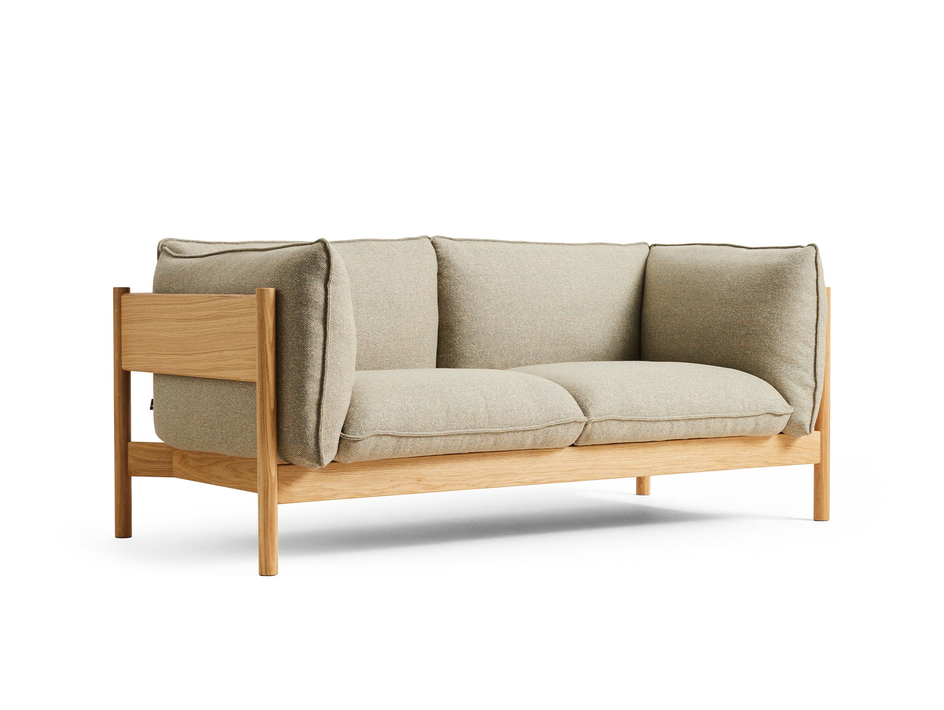 Arbour 2-Seater Sofa by HAY - Oiled Wax Oak / Vanir 113