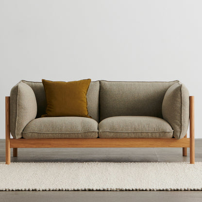 Arbour 2-Seater Sofa by HAY - Oiled Wax Oak / Vanir 113
