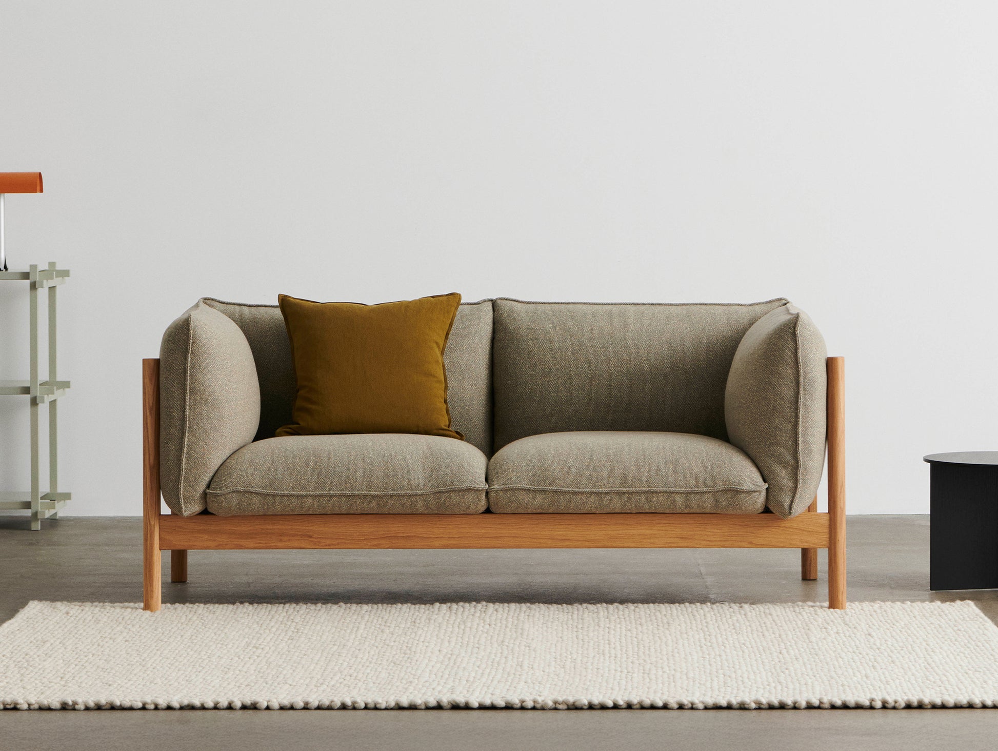 Arbour 2-Seater Sofa by HAY - Oiled Wax Oak / Vanir 113