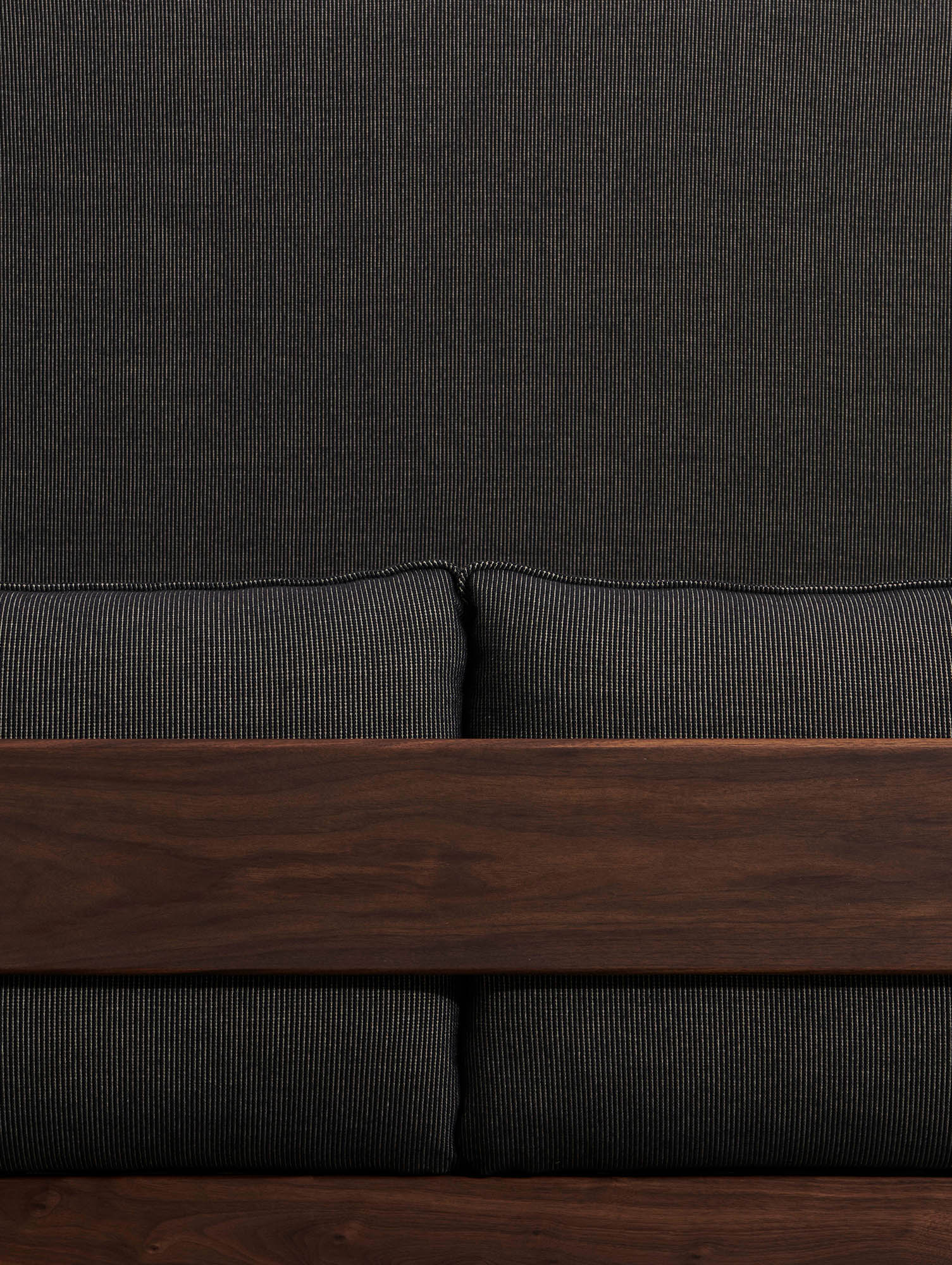 Arbour 2-Seater Sofa by HAY -  Oiled Waxed Walnut / Yuma 1010