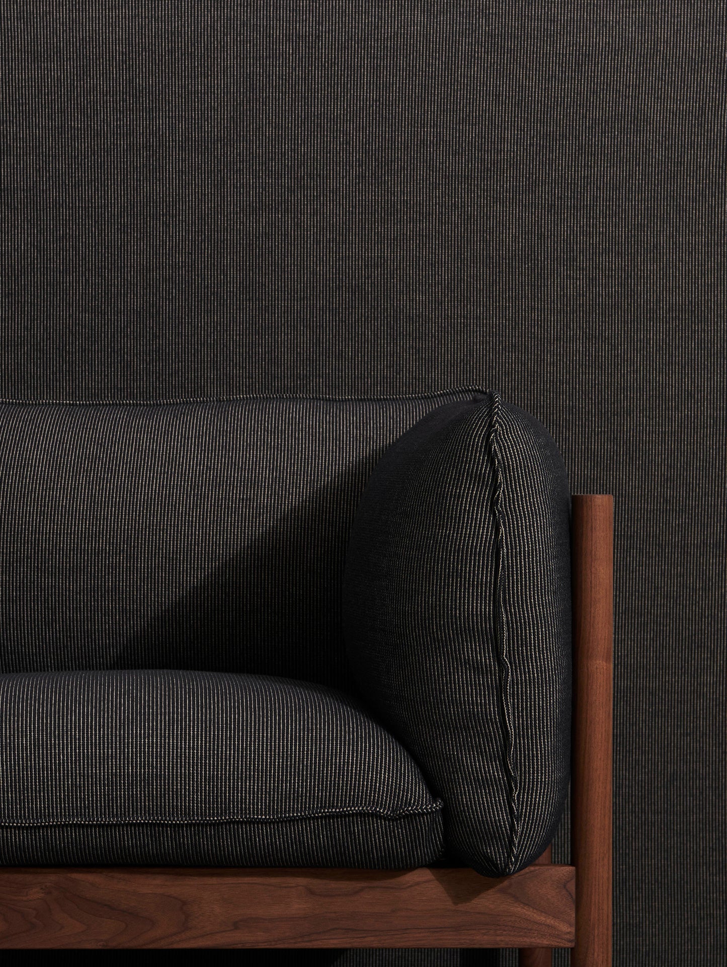 Arbour 3-Seater Sofa by HAY - Oiled Waxed Walnut  / Yuma 1010