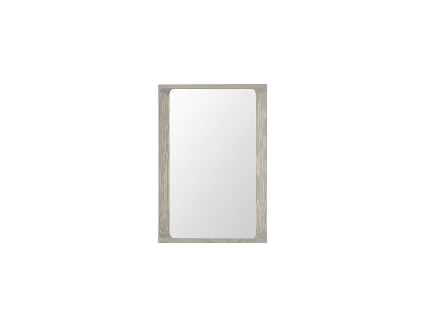 Arced Mirror by Muuto - Small / Light Grey